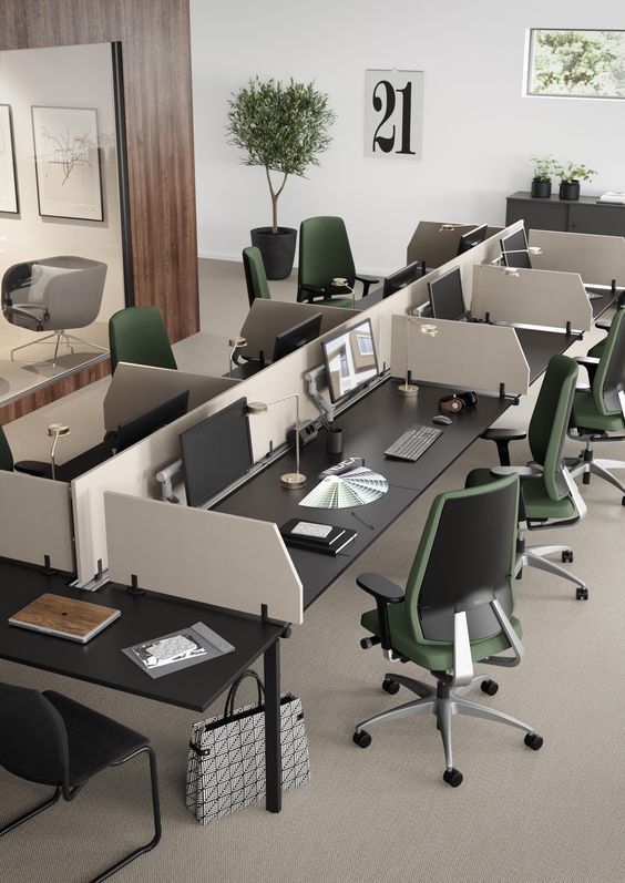 Рабочие места для open space